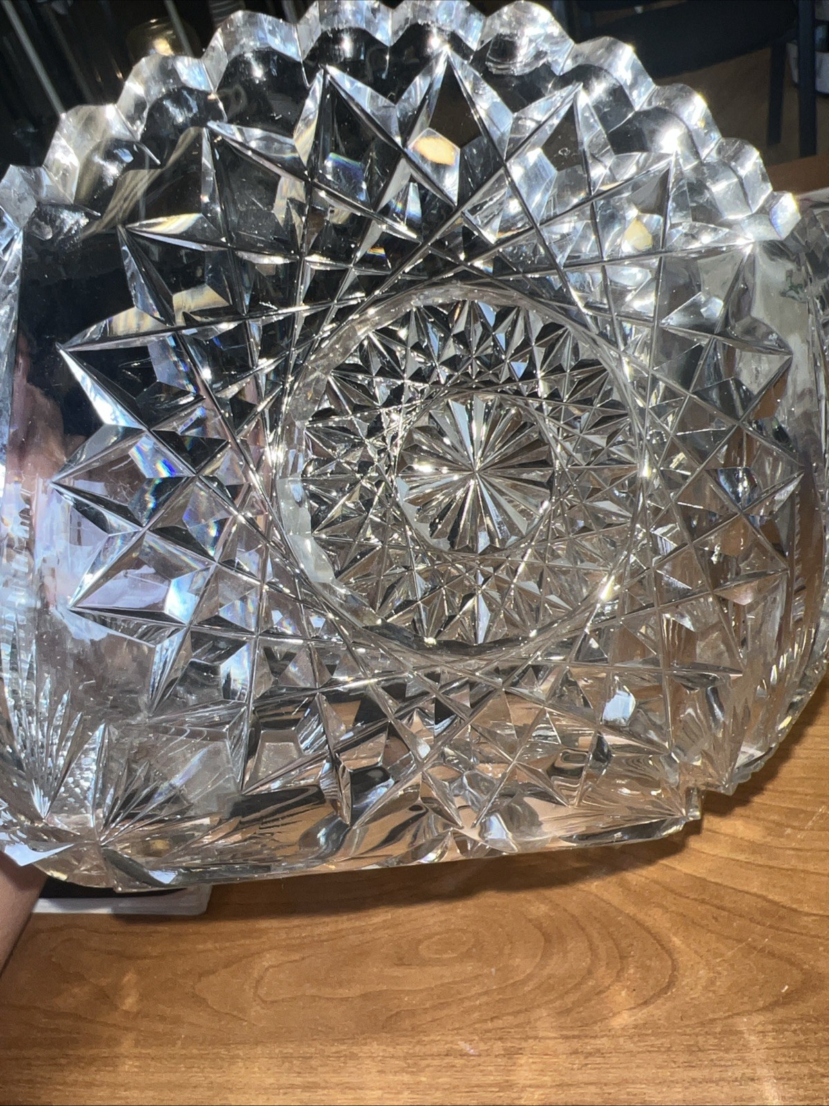 anerican brilliant cut bowl