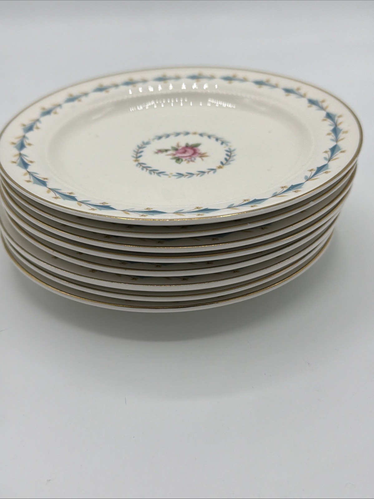 Harmony House Mount Vernon Bread & Butter Plates Set of 8 Vintage 6.38in