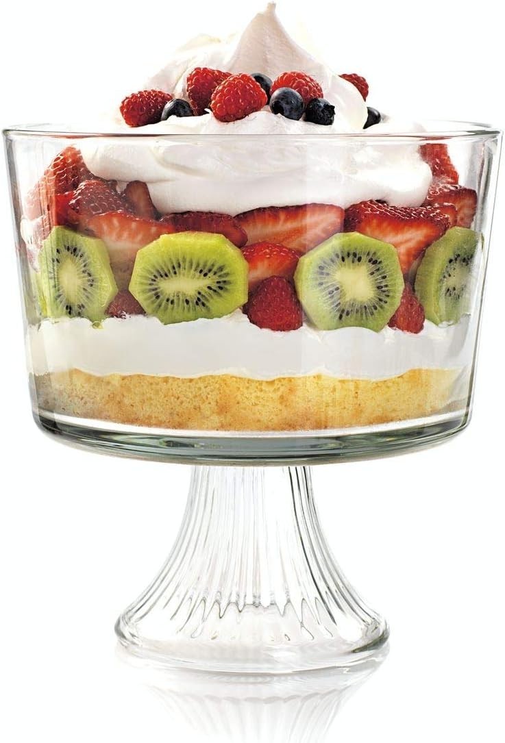 Monaco Glass Trifle Bowl, 104 oz
