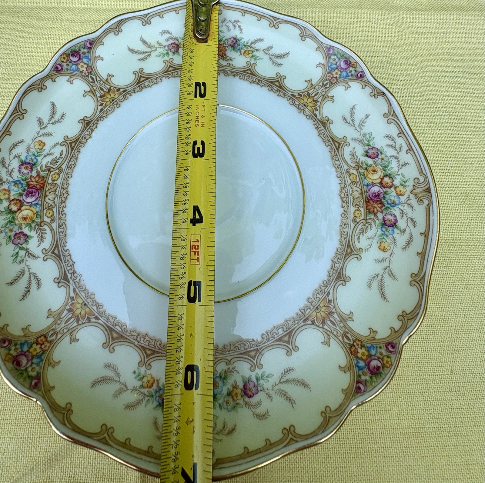 Paul Muller Selb Meadowbrook Antique Creamer And Saucer-Gold Trim
