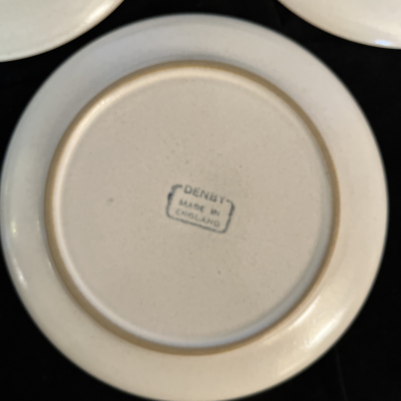 Set Of 3 Denby Plates 6.5in Stoneware Potpourri Aztec For Tea Side Dessert Bread