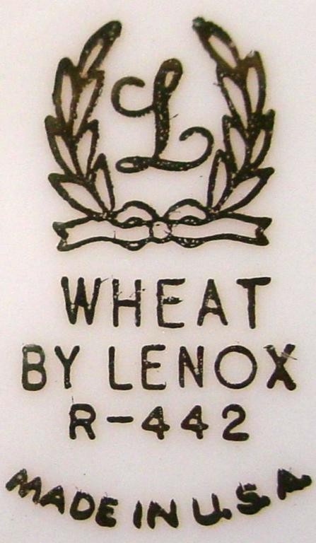 Vintage Set of Lenox Wheat R442 China . 67 piece set +