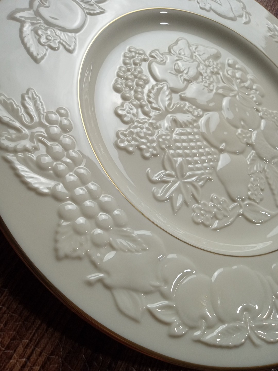 Vintage Lenox Fruits of Life Platter 13” Chop Platter NOB