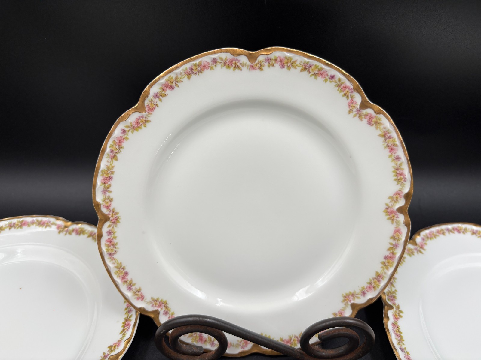 Haviland “SCHLEIGER 524″ Germany ~ Set of 5 ~ Salad Plates ~ 7 3/4”