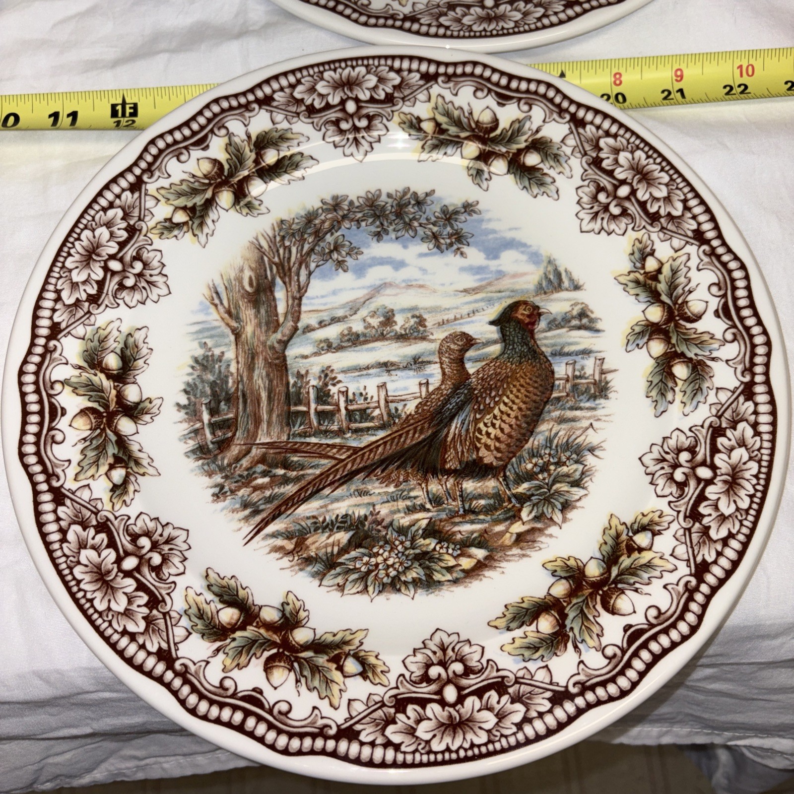 Royal Stafford English Pottery Thanksgiving Pheasant Dinner Plate VGC