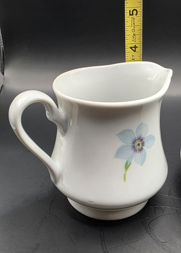 VTG Botanica by Georges Briard Ovenware Cream and Sugar Bowls Florals Bee