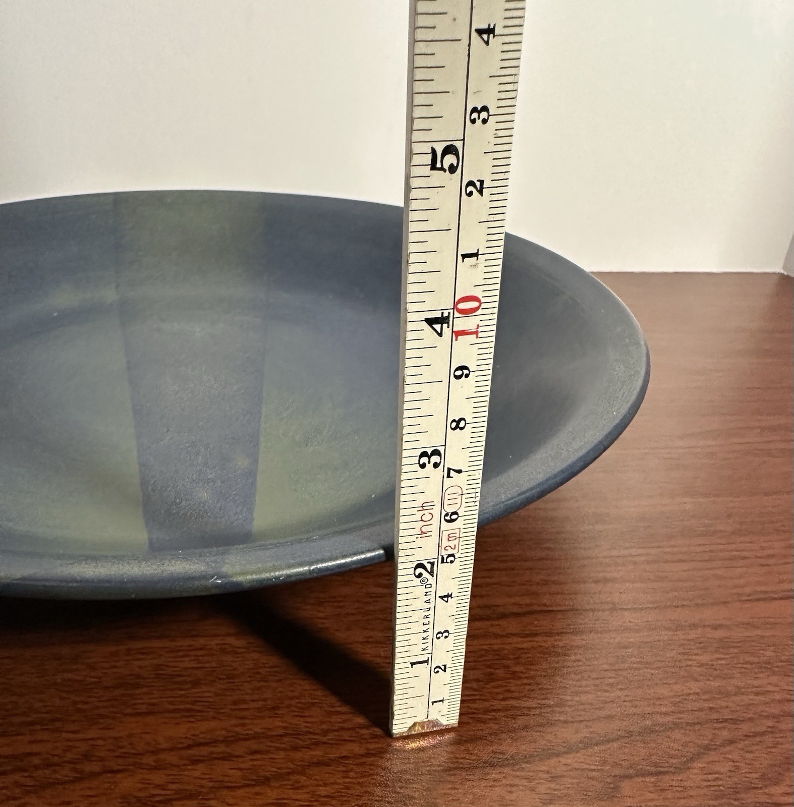 Vintage Iron Mountain Stoneware Nancy Lamb Patterson Roan Chop Plate Platter 13”