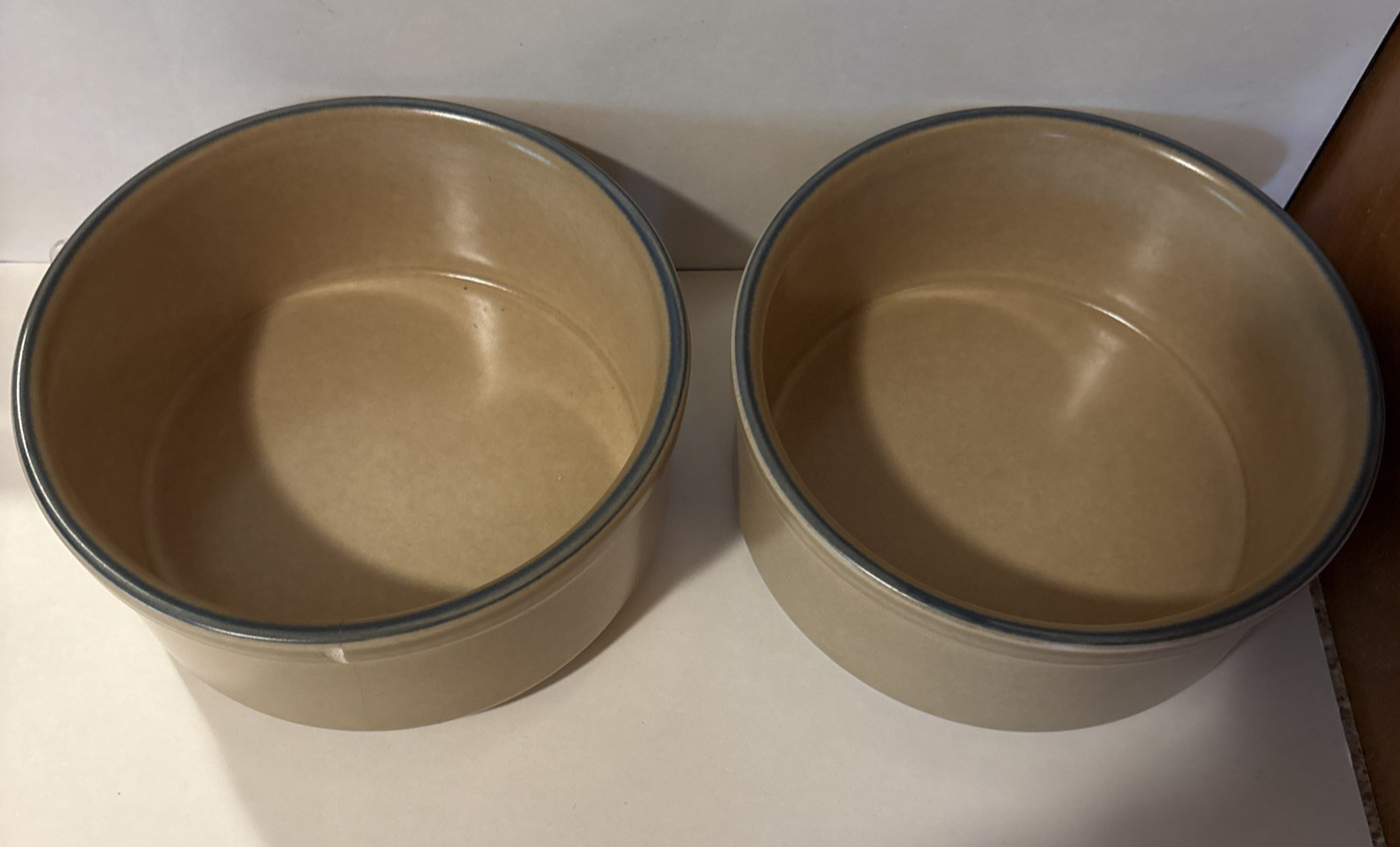 Pfaltzgraff Folk Art Dog Food/Water Dishes 5.5″ Diameter
