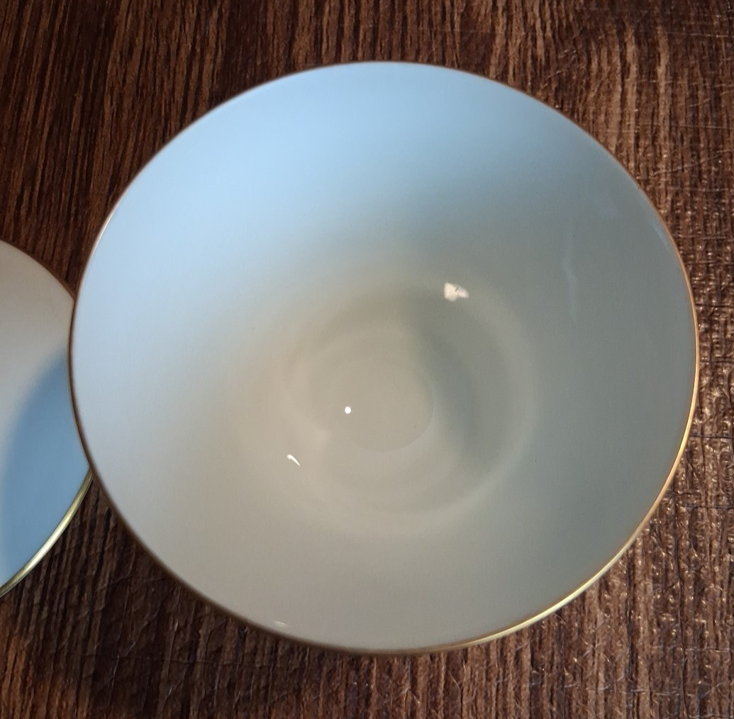 Rosenthal Porcelain Set Teapot Tea Pot Creamer Sugar Bowl Shadow Rose Vintage