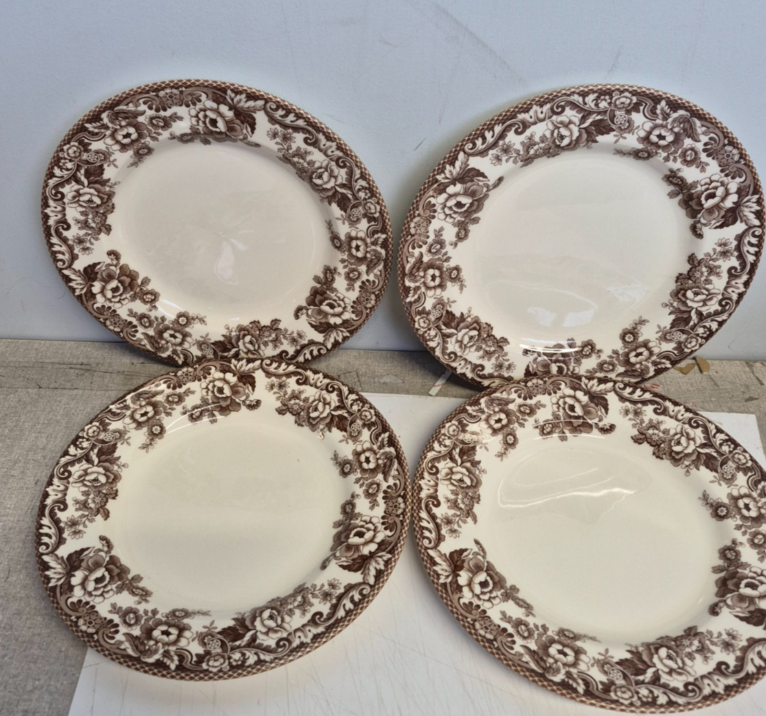 Spode Delamere Set Of 8 Salad plates-6602—