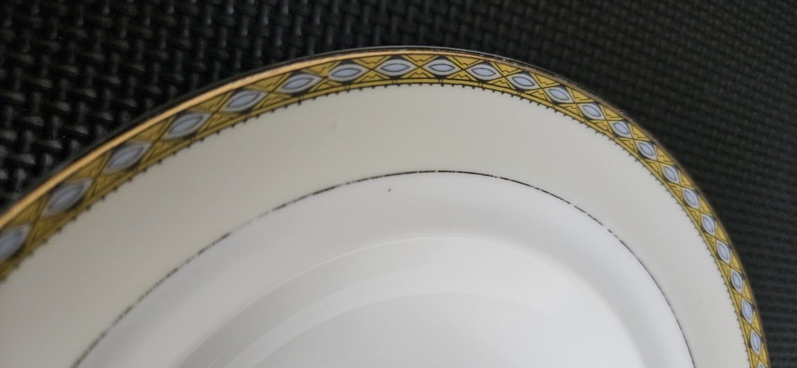 4 VTG Noritake Juanita Plate Bowl Set W/ RARE “Pre-Patent Soup Bowl (no flowers)