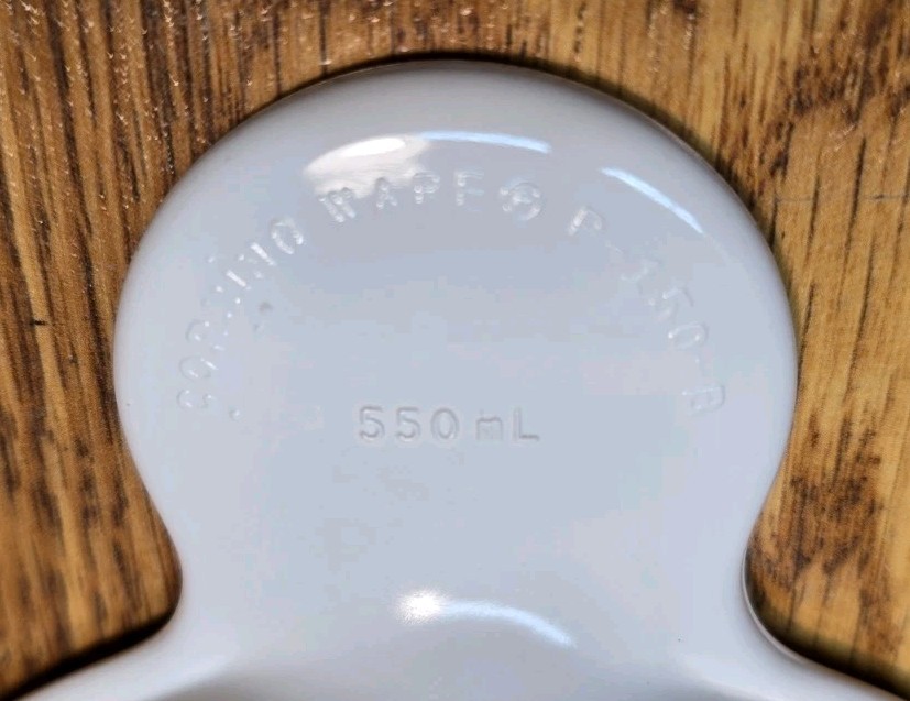 VTG Corning Ware P-150-B Grab-It 18.6 oz 550 mL White Storage Ref. Bowl/Dish