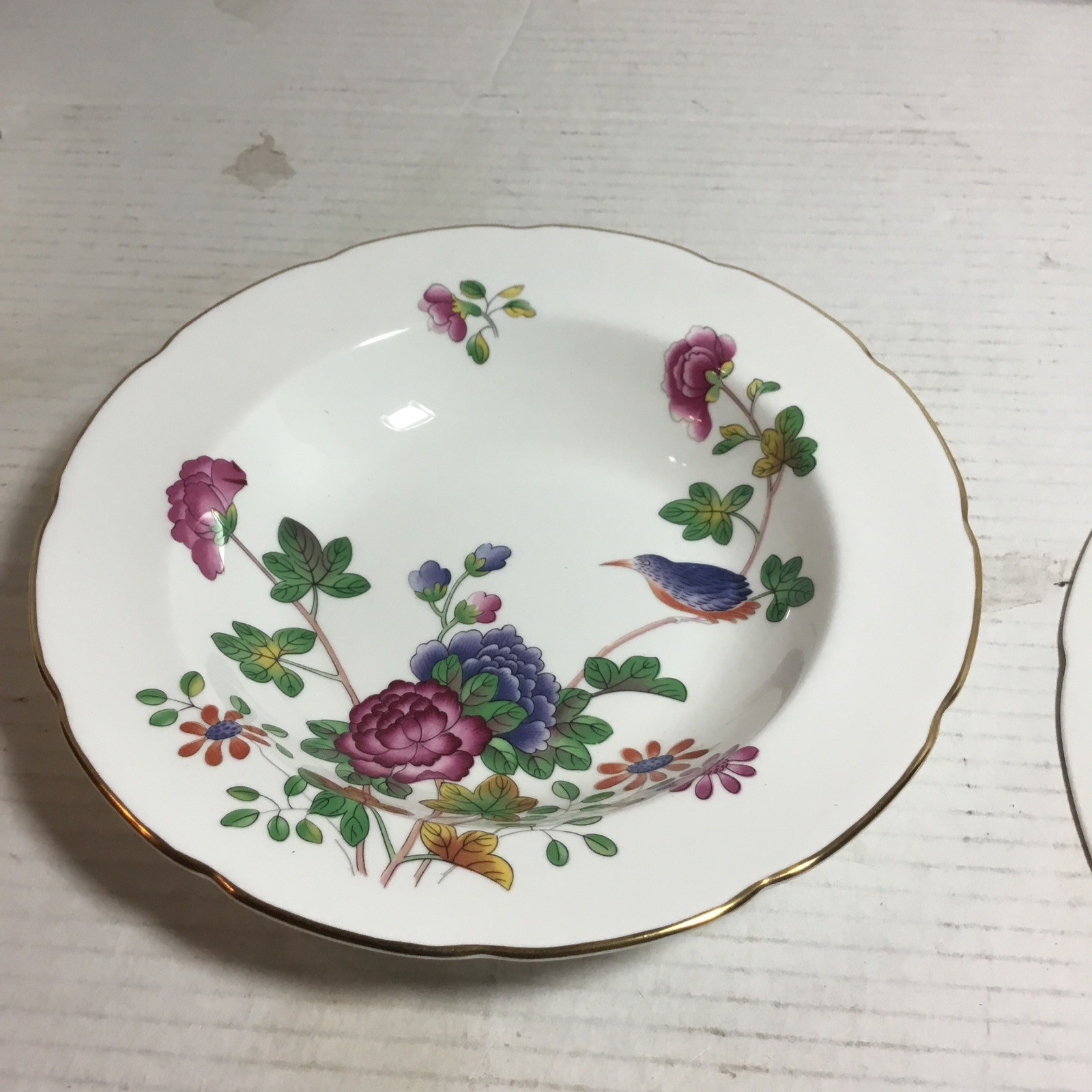 Set oF 8 Cuckoo Pattern 8’’ Flat Soup Bowls MINT – Price Reduced!