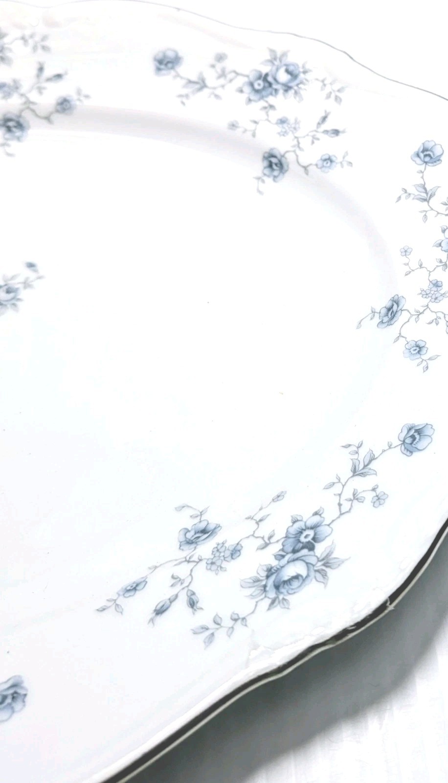 Johann Haviland Blue Garland 13″ Oval Platter