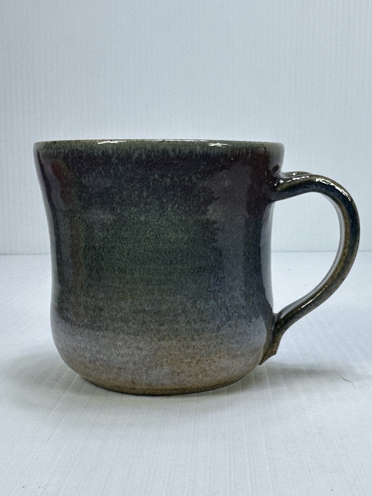 Studio Art Pottery Mug Cup Signed Chattly RI Handmade Hand Thrown