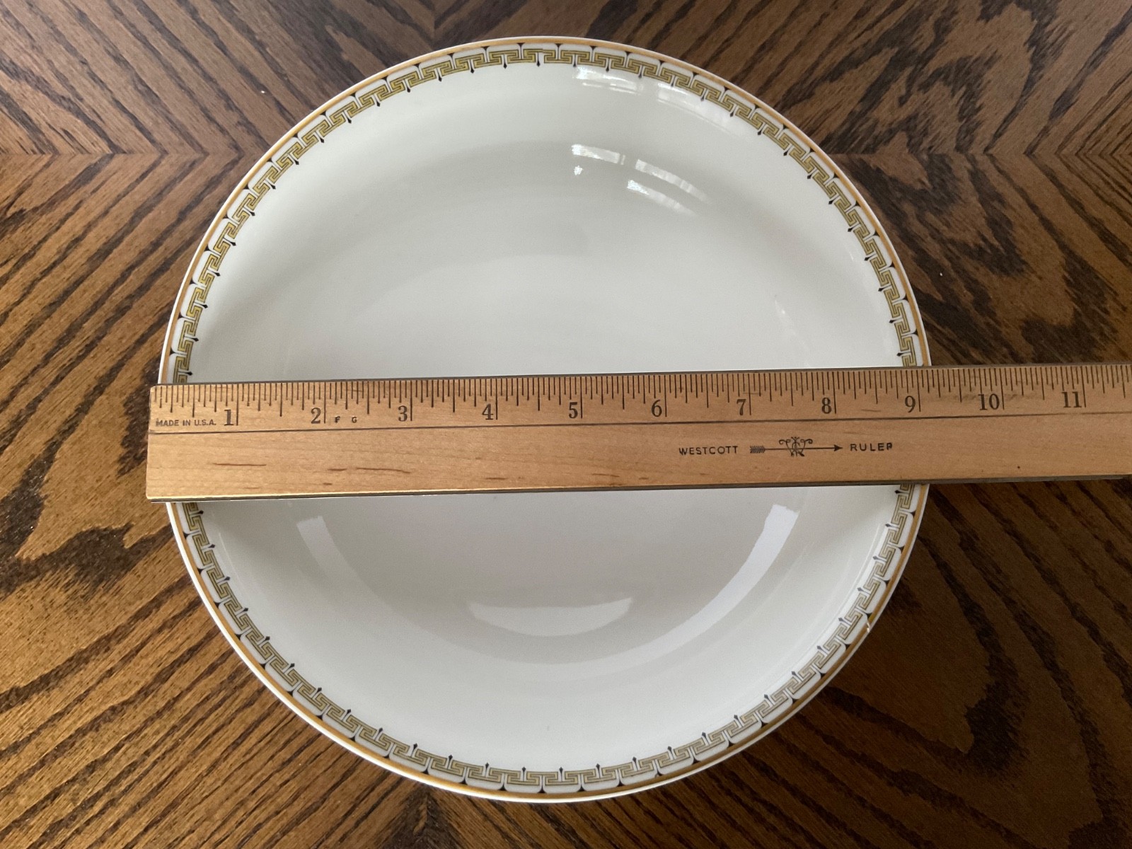 Haviland Albany Round Vegetable Bowl 9 1/8″ Greek Key