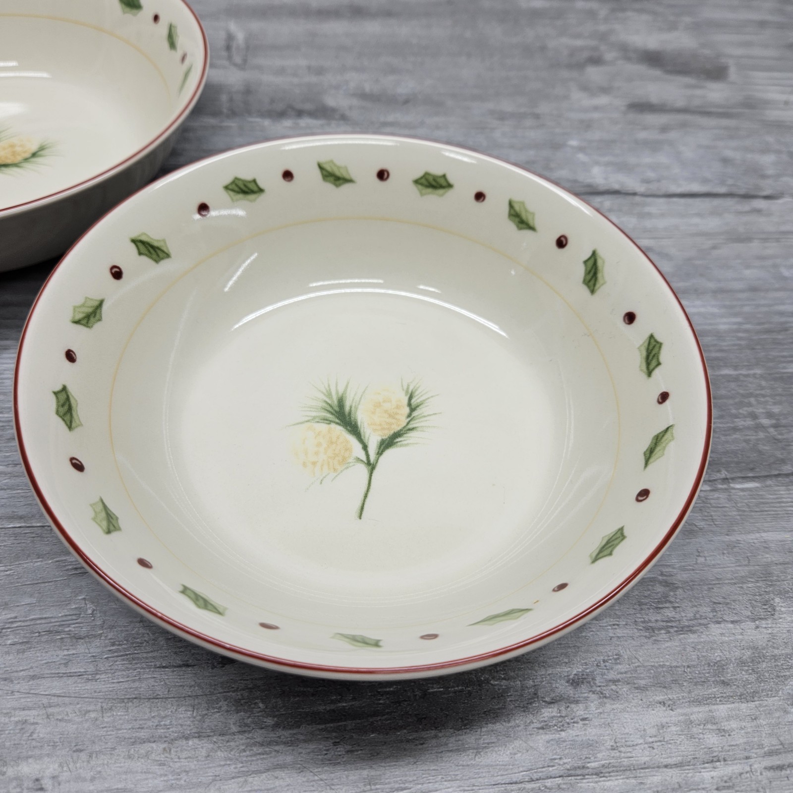 Merry Brite Holiday Home Collection Christmas Bowls Lot (4)
