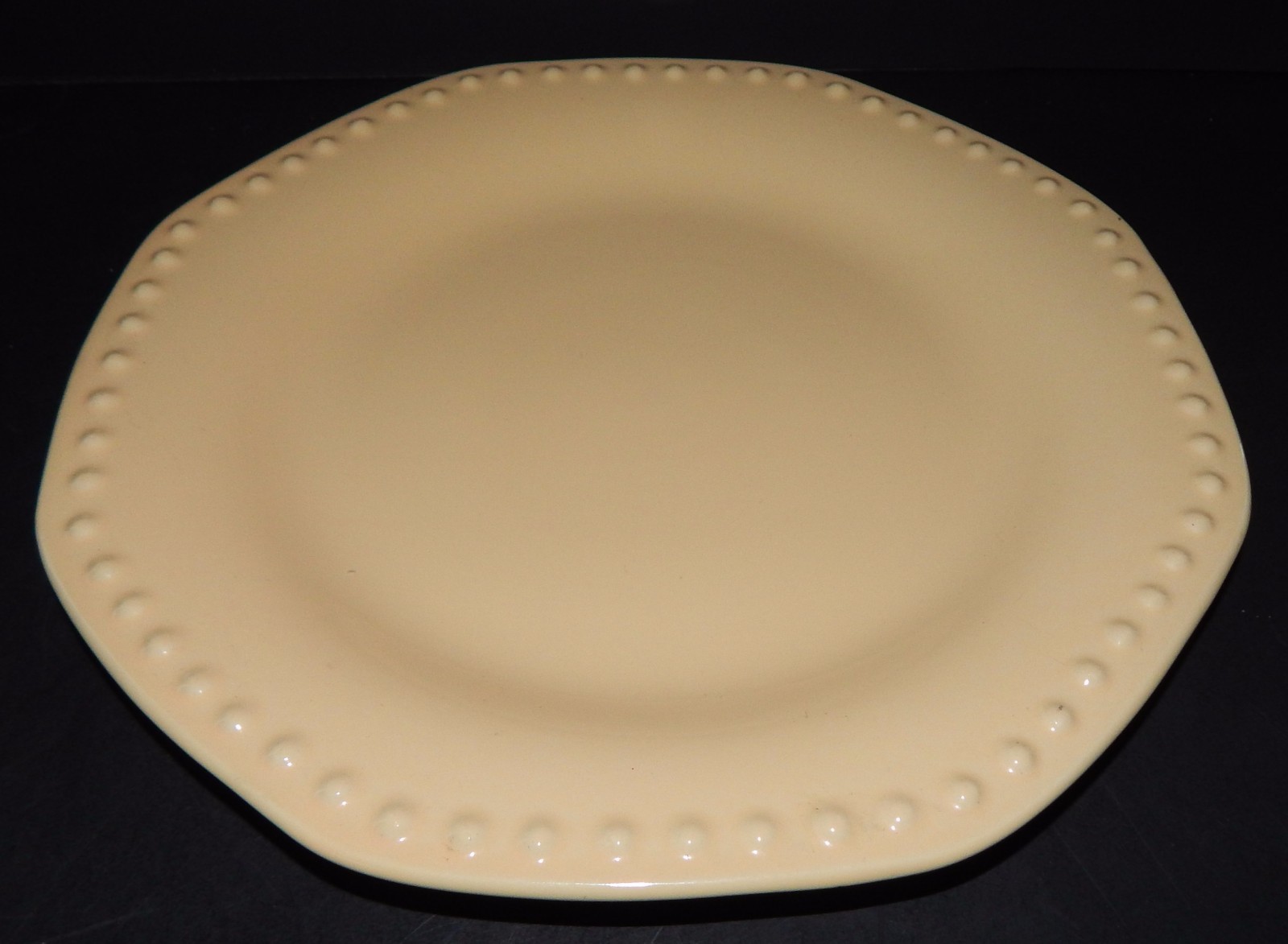 Elegant Dining Charisma Collection Yellow 11″ Dinner Plate Vintage
