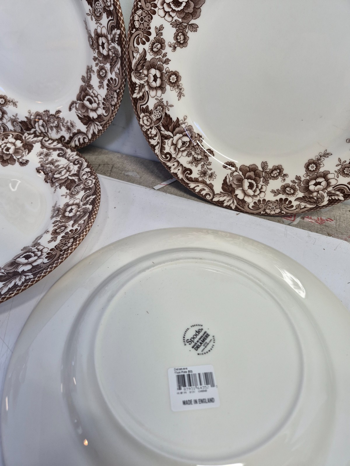 Spode Delamere Set Of 8 Salad plates-6602—