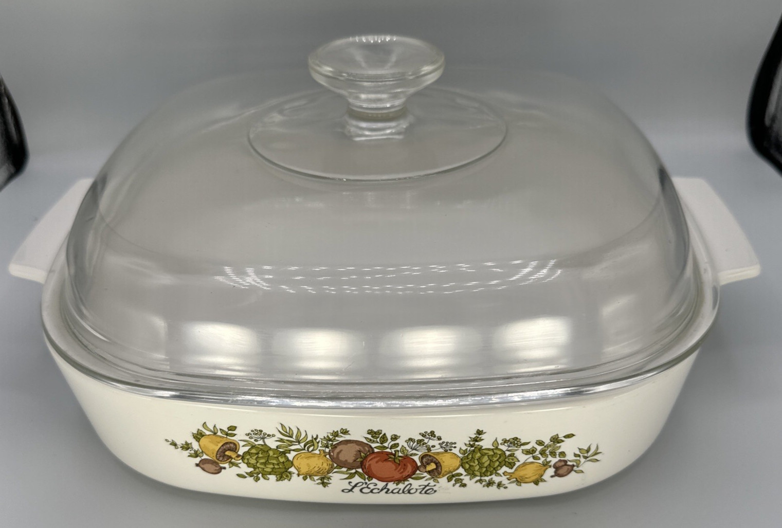 Corning Ware Spice of Life A-2-B A-10-B Casserole Dish Set w/ Glass Lids 4 Pc