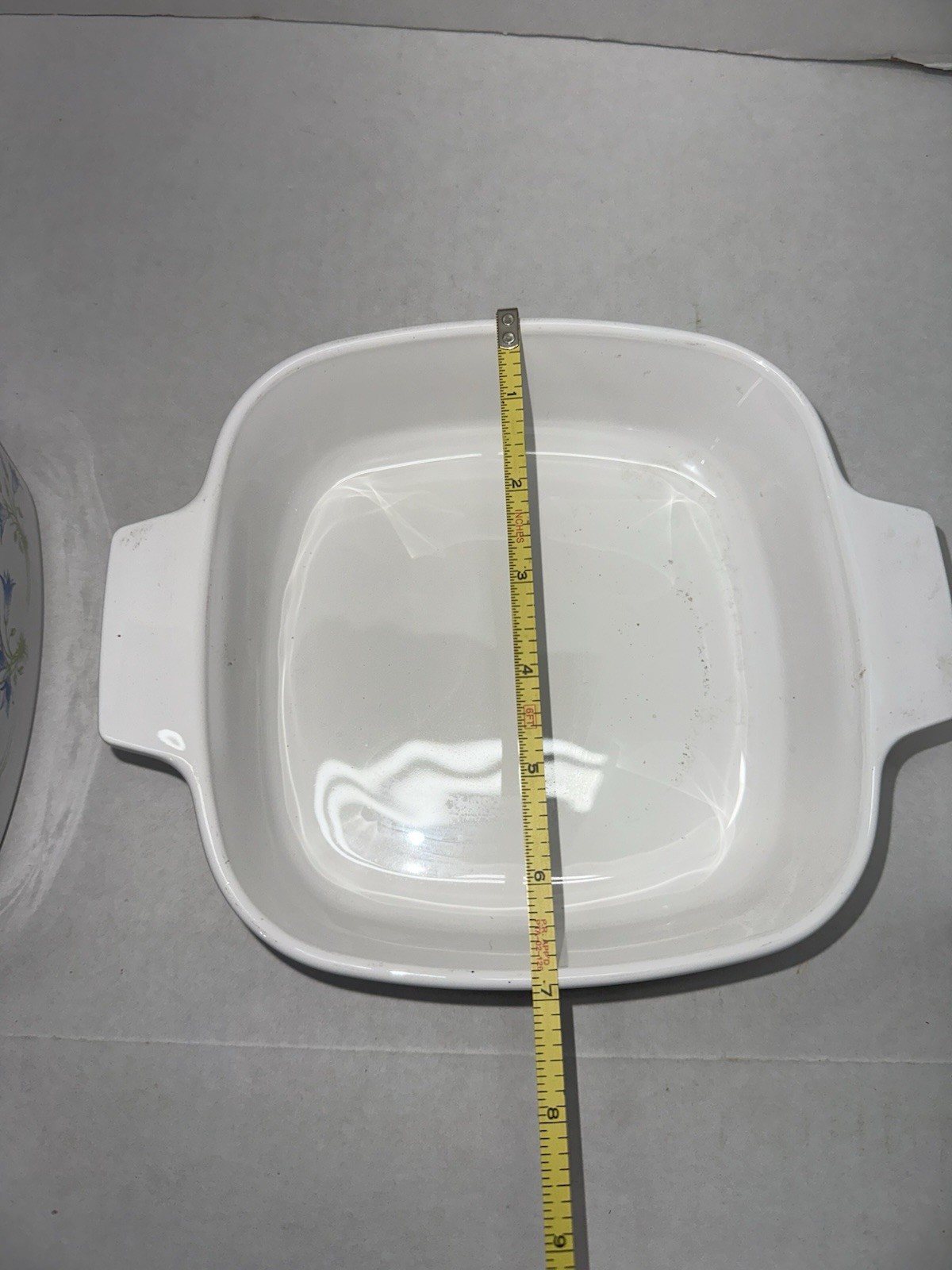 Corning Ware Blue Dusk & Plain Set of 2 Casserole Baking Dishes 1.5 & 1L No lids