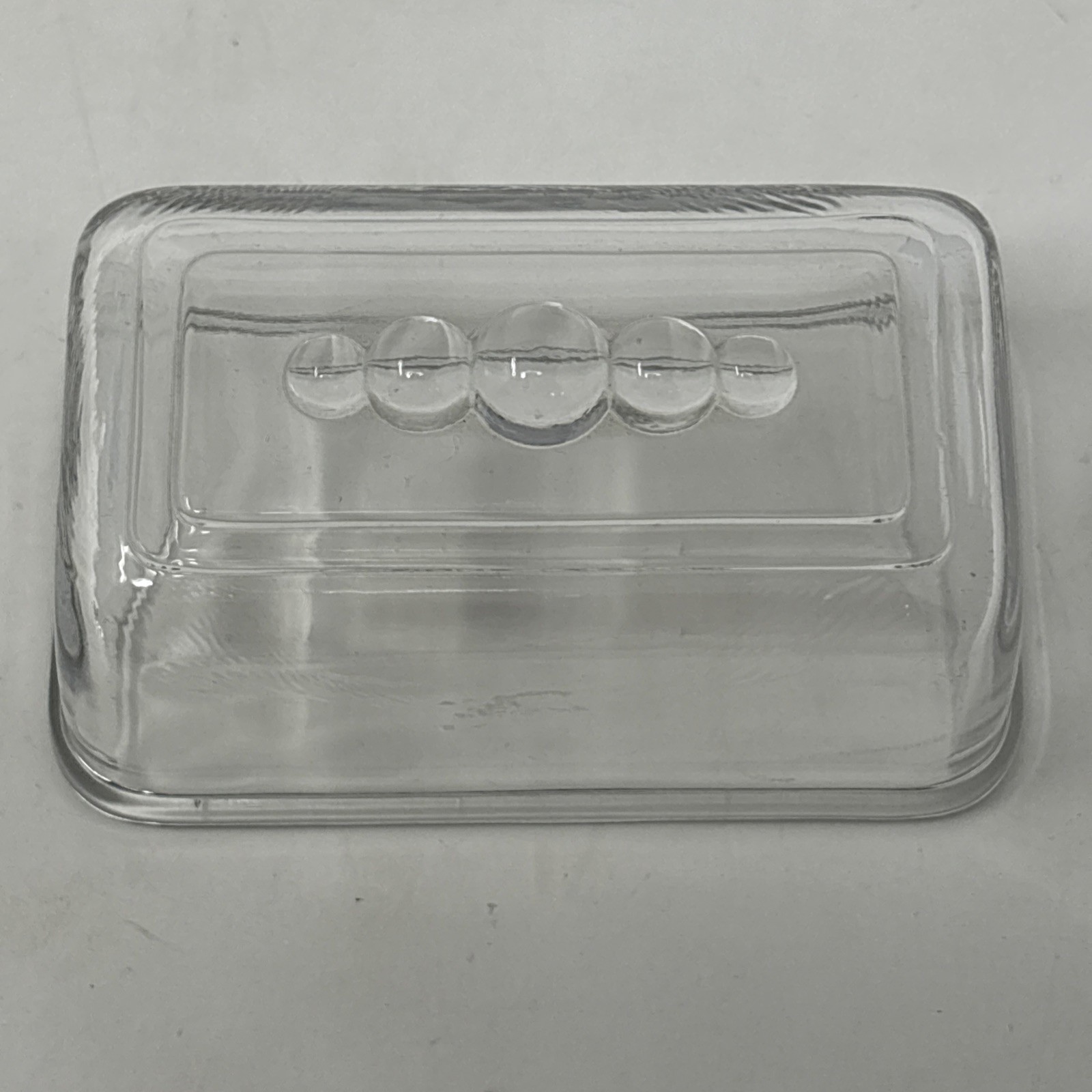 Vintage Imperial Candlewick California Short Butter Dish 6 1/2”
