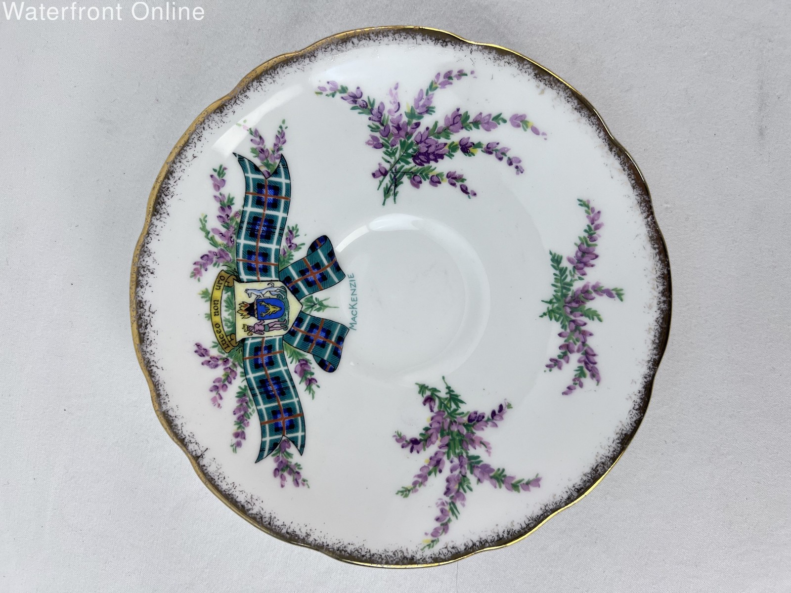 Royal Stafford Tartan Series MacKenzie Bone China Cup and Saucer Set of 2