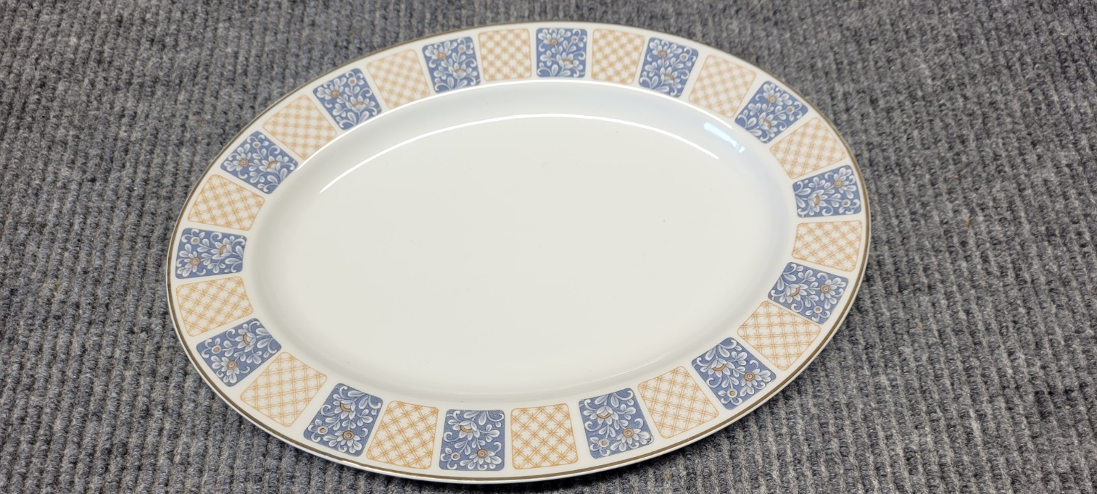Vintage Japan Norleans Regency Fine China Oval Serving Platter 1920-1945