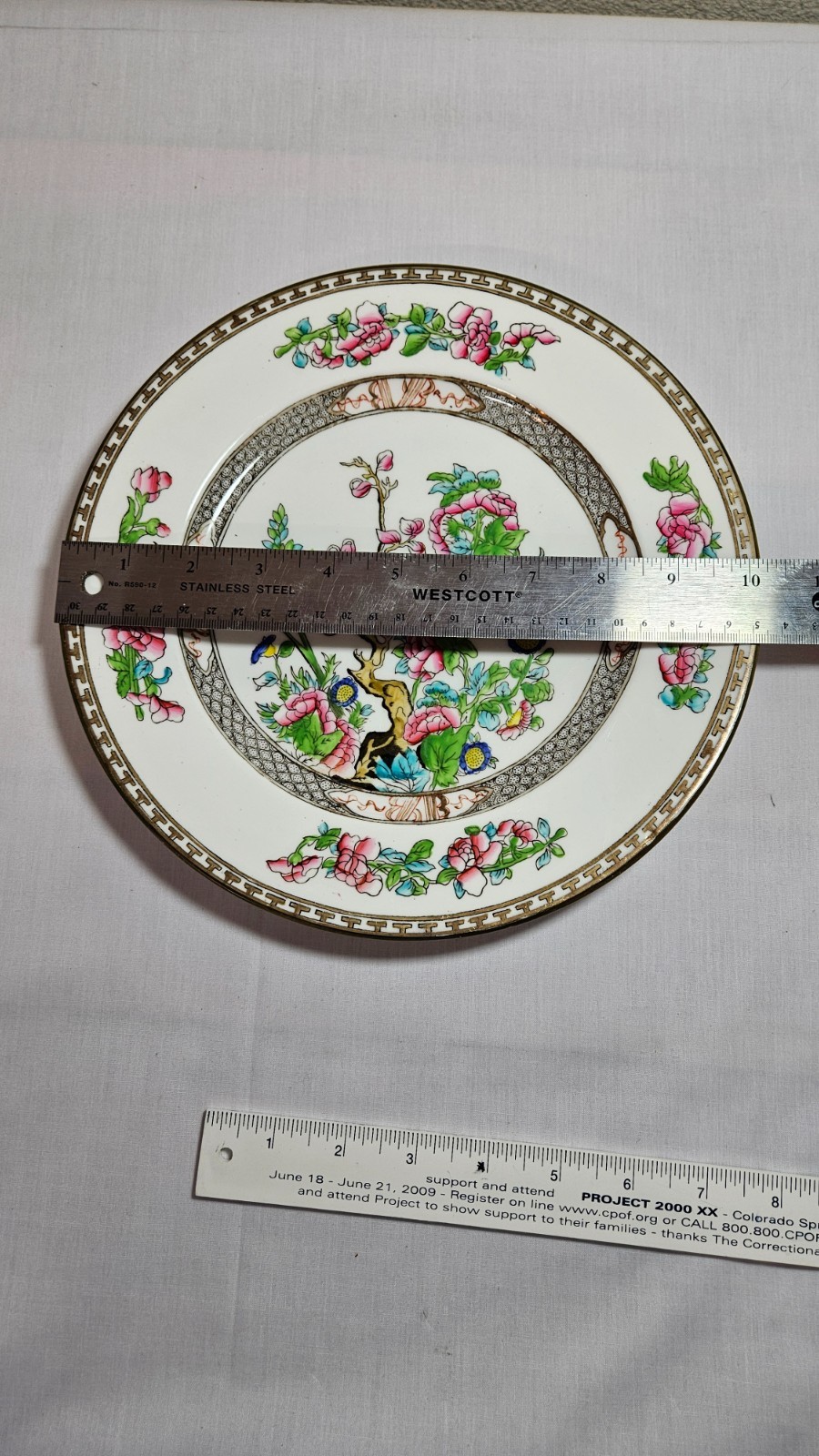 Antique Coalport “Indian Tree” 10.25 inch dinner plate