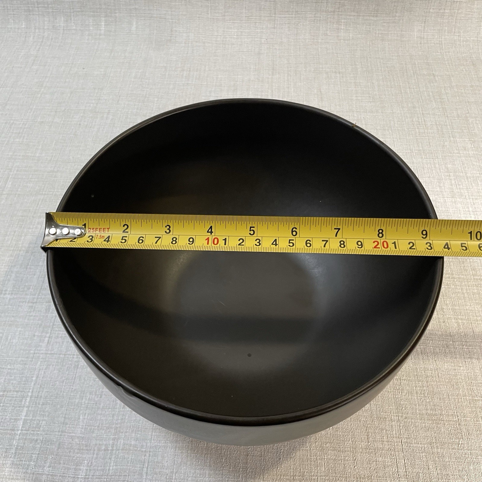 Furio Home Onyx Matte Black 9.5” Serving Bowl