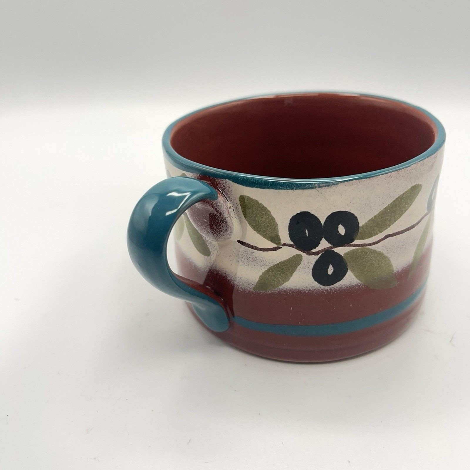 Handpainted Studio Art Mug – Olives