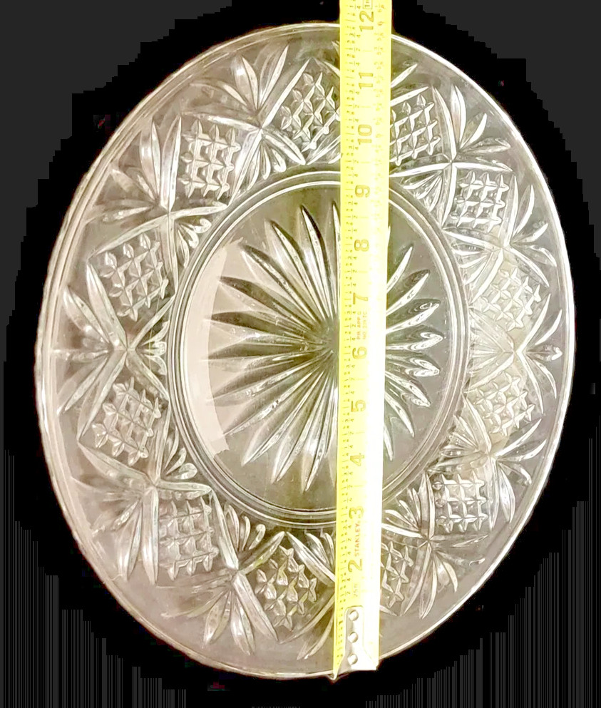 SHANNON CRYSTAL GODINGER DUBLIN Collection 12″ ROUND SERVING PLATTER TRAY PLATE
