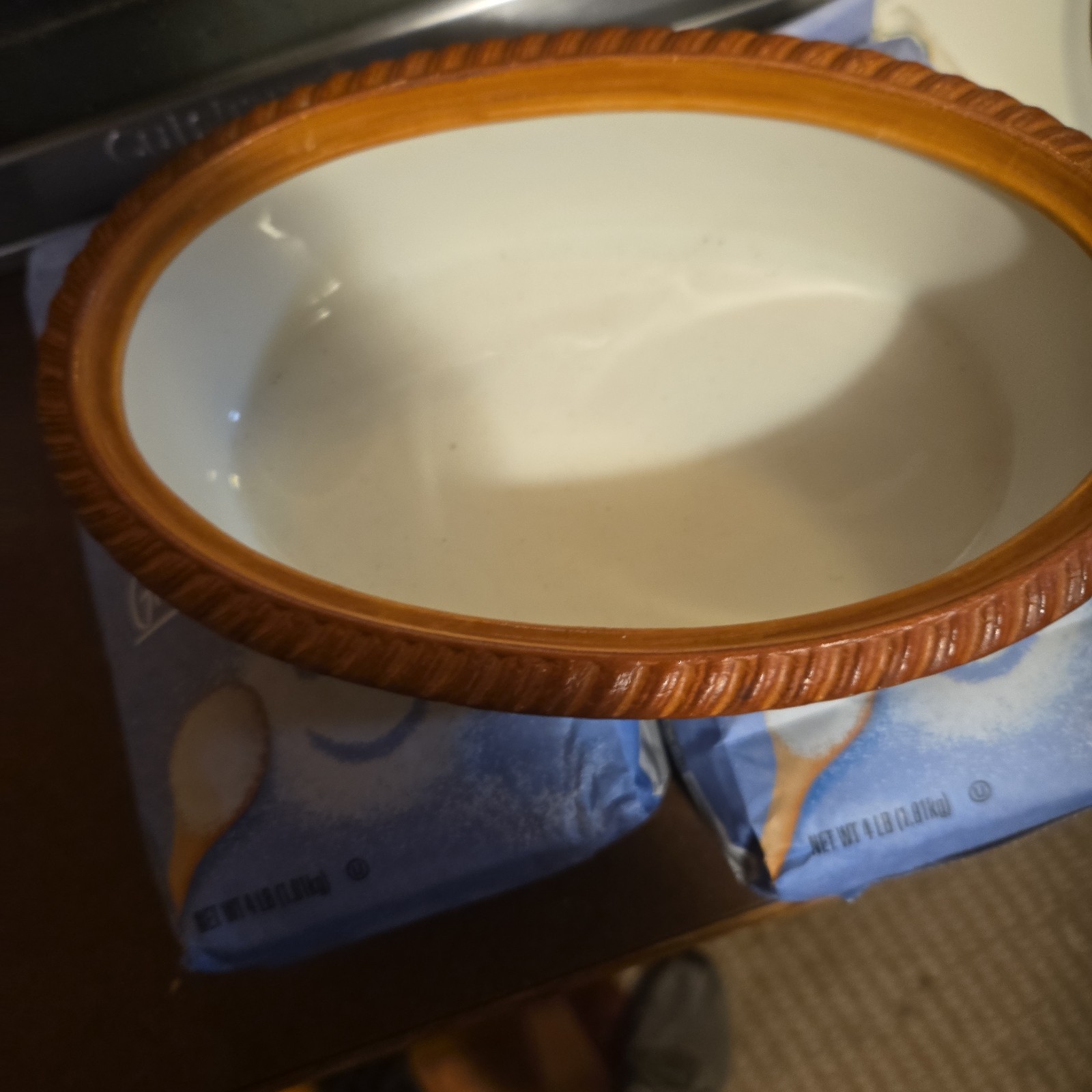Vintage Pillivuyt Majolica Terrine BASE ONLY – Size 4 / 19.5cm Shape 793 France