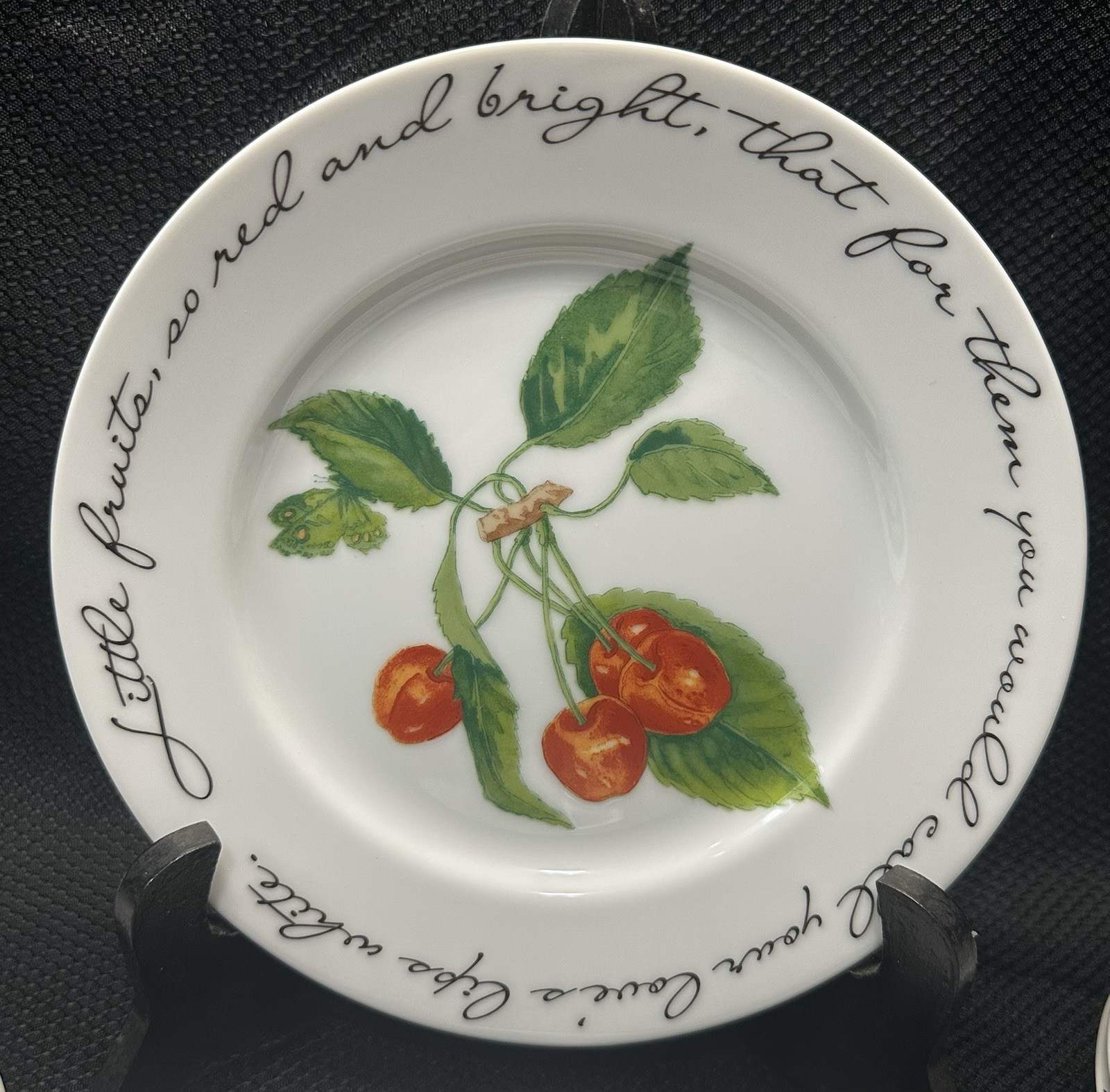 Williams Sonoma Orchard Suite Plates Salad Dessert Snacks Set Of 8 Cottage Core