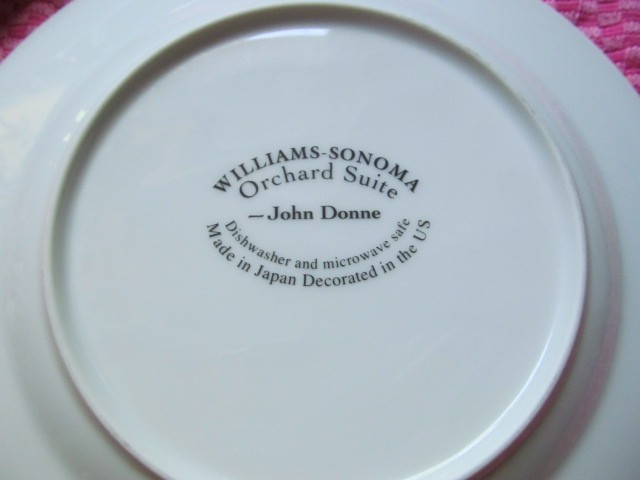 *Set of 3 Williams Sonoma Orchard Suite Salad Plates 7-3/4″ Diameter