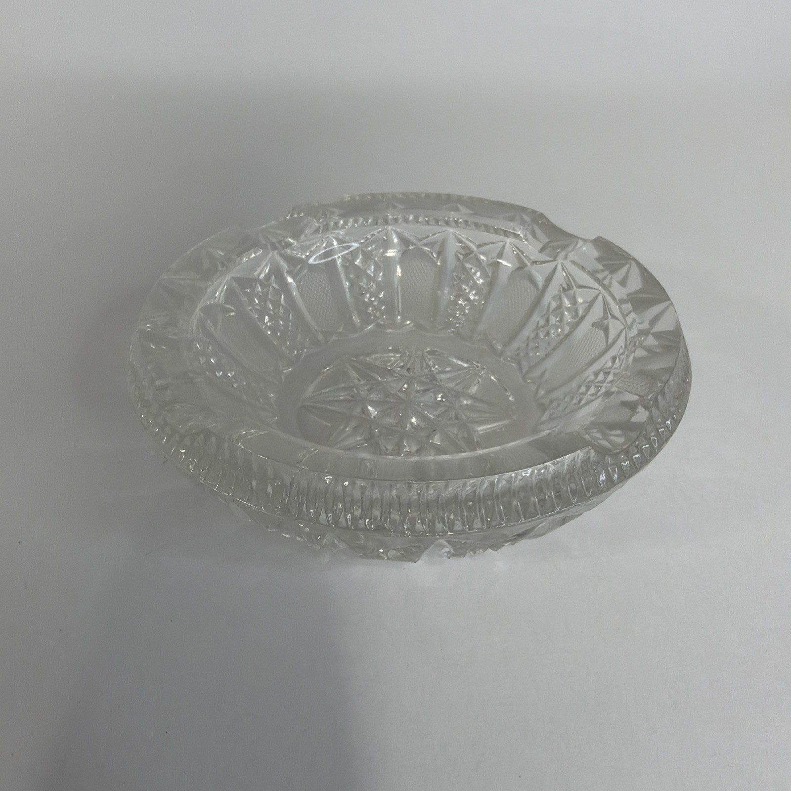 Waterford Crystal Lismore Cut 5″ Crystal Round Party Dish with Original Box