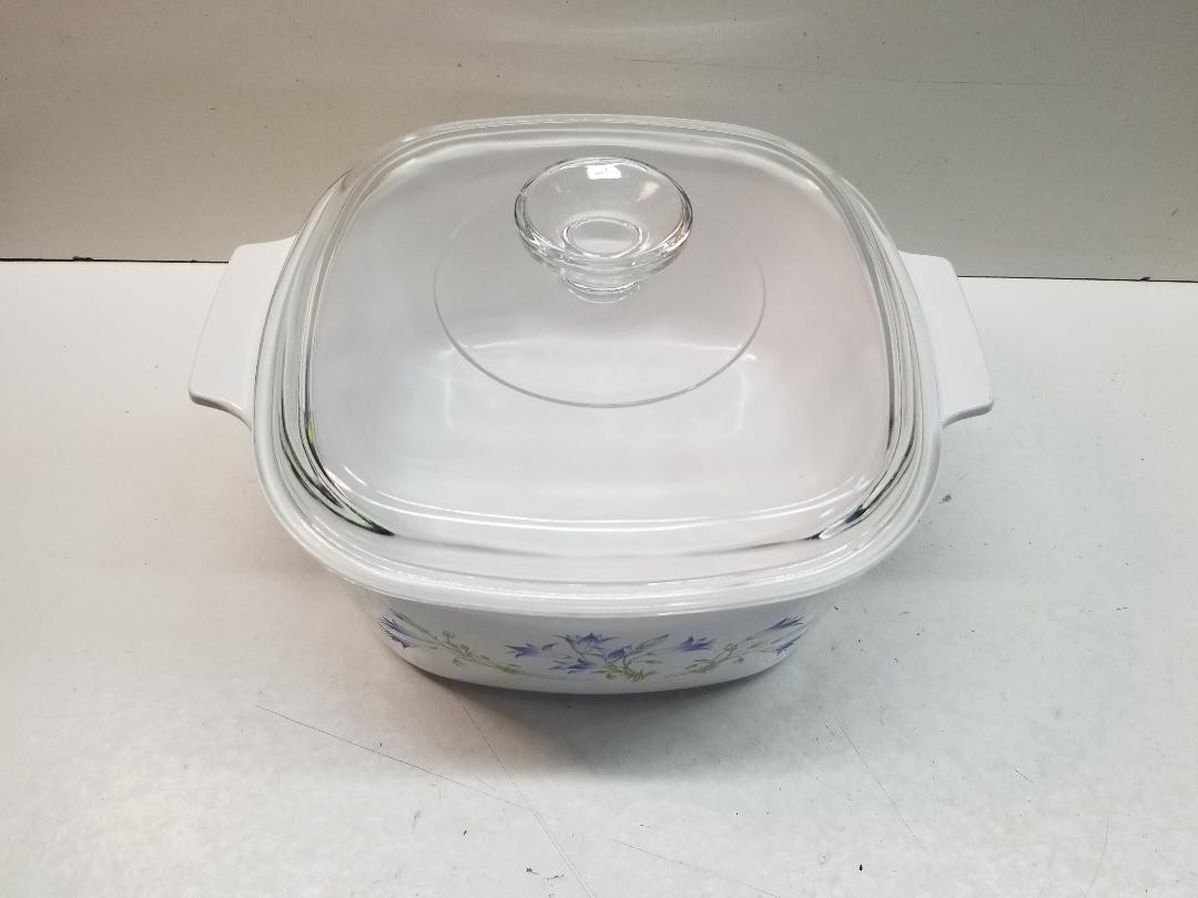 Corning Ware Blue Dusk A-3-B 3 qt Covered Casserole Dish w/ Lid MINT!