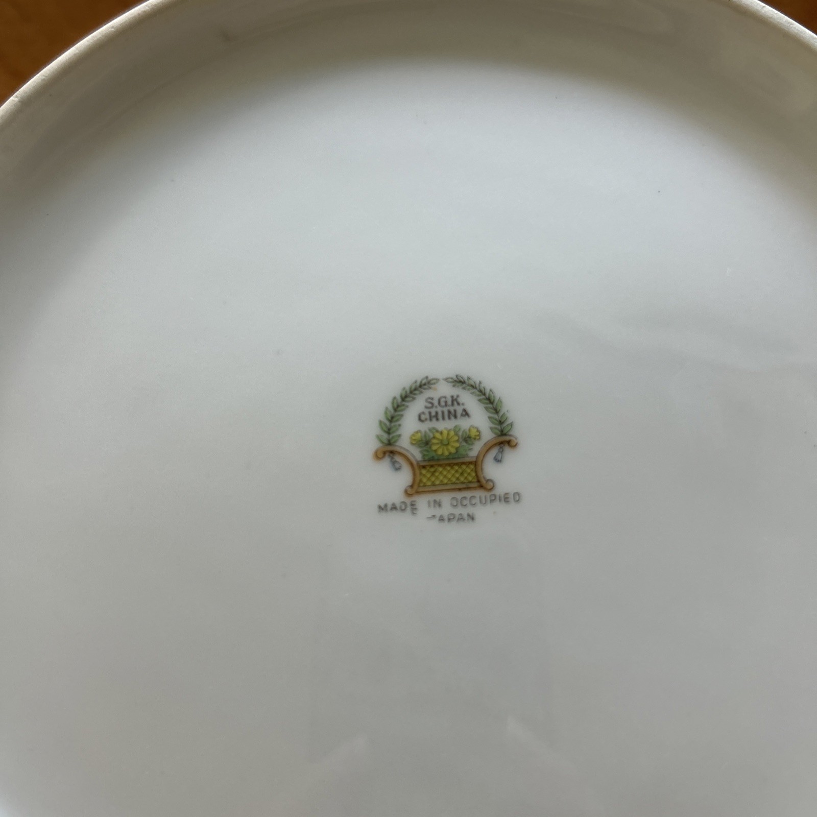 Vintage Made In Occupied Japan Serving Bowl And Lid Floral SGK China