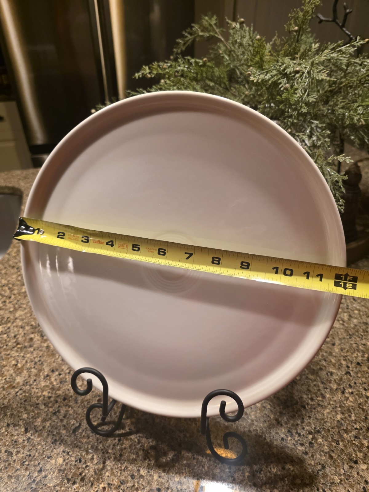 Homer Laughlin Fiesta Baking and Serving Platter Plate 12 Inch Ivory