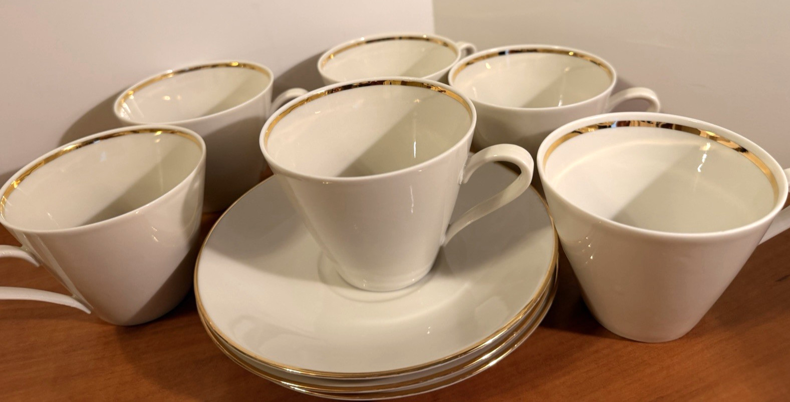 Winterling Kirchenlamitz Bavaria White Gold Coffee Server Set