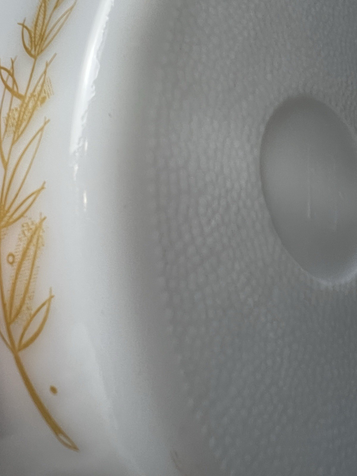 Vtg GlasBake Divided Casserole Dish J-239 Milk Glass USA