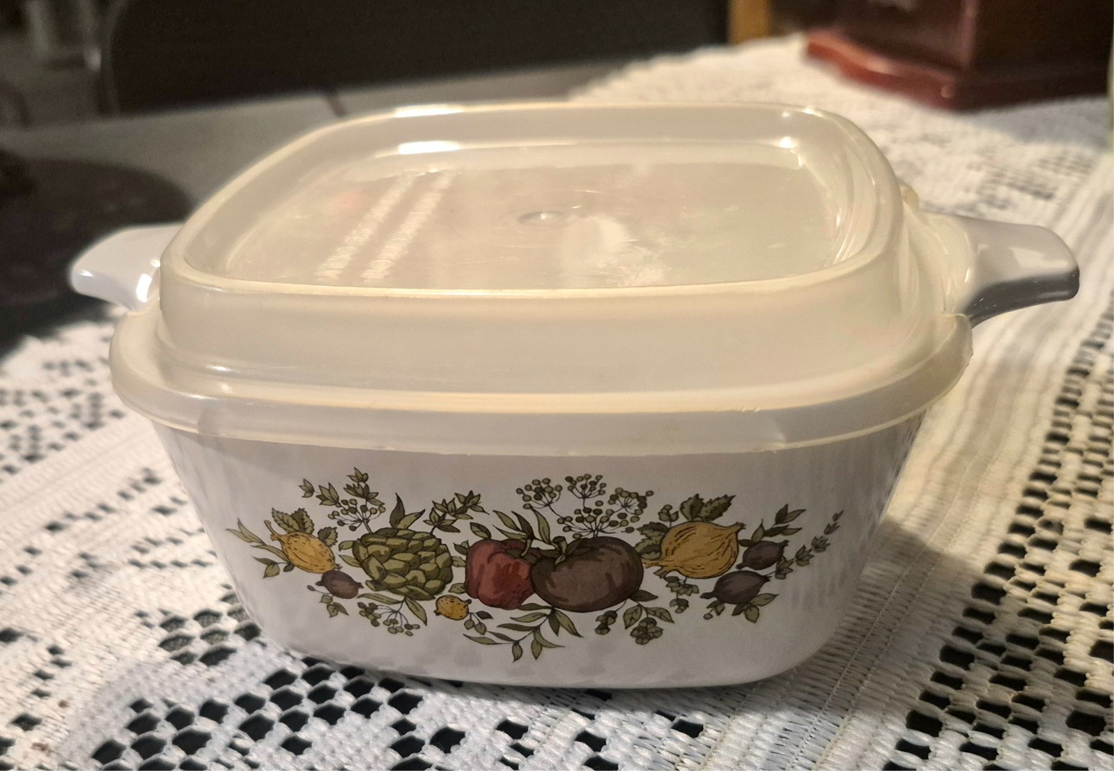 Corning Ware Spice Of Life Mini Casserole Snap Tight Plastic Lid P-43-B 2.75-cup