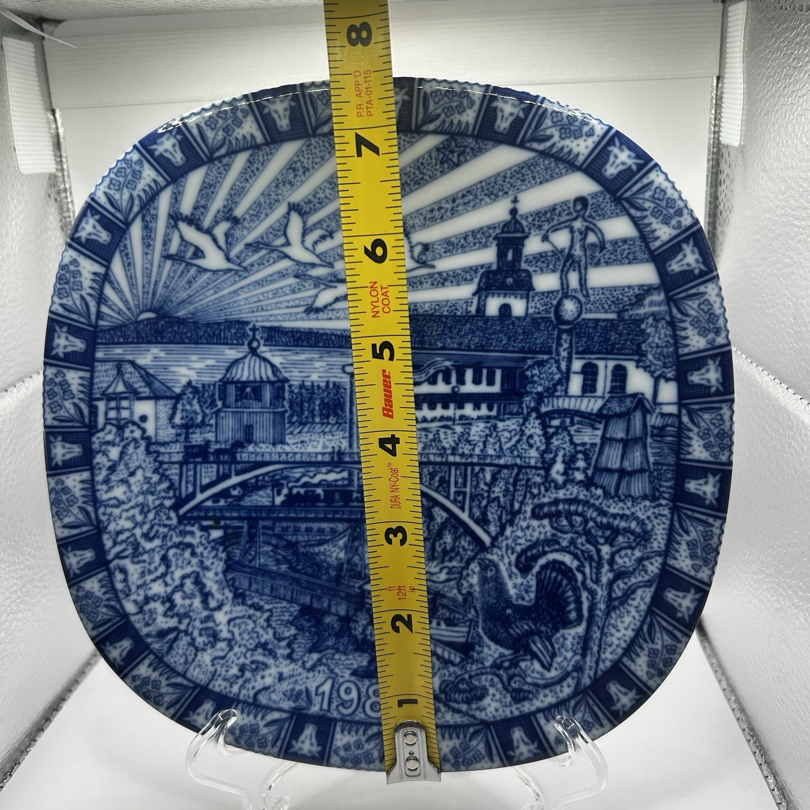 Gunnar Nylund Rörstrand Sweden Vintage Wall Plates Set Of 5 90’ 89’ 88’ 87’ 84’