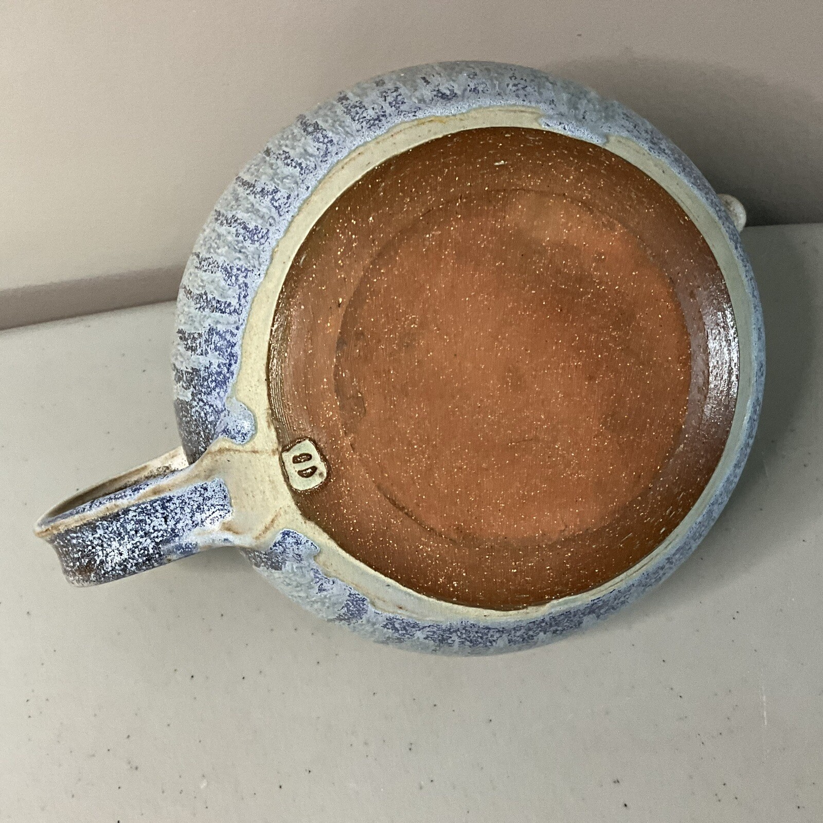 Art Pottery Tea Set 7 Piece Deborah Doran Studio Dundas Ontario Canada Pink Blue