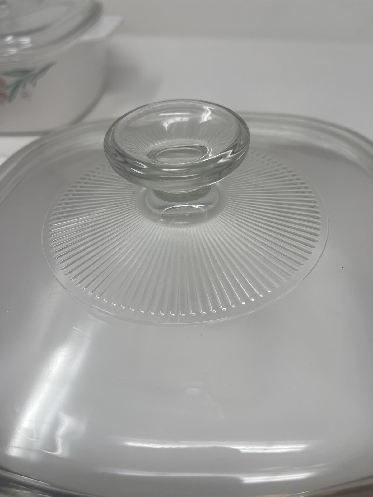 3 VTG Corning Ware Casserole Dishes w/ Lids A-1-B & A-2-B Rosemarie Pink Tulip
