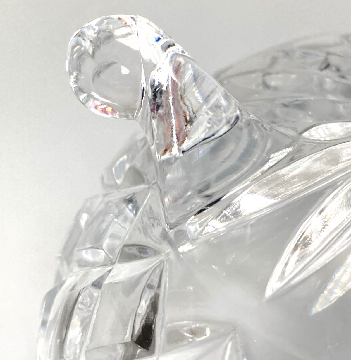 Pretty Three Footed Lead Crystal/Glass? Candy Dish/Bowl