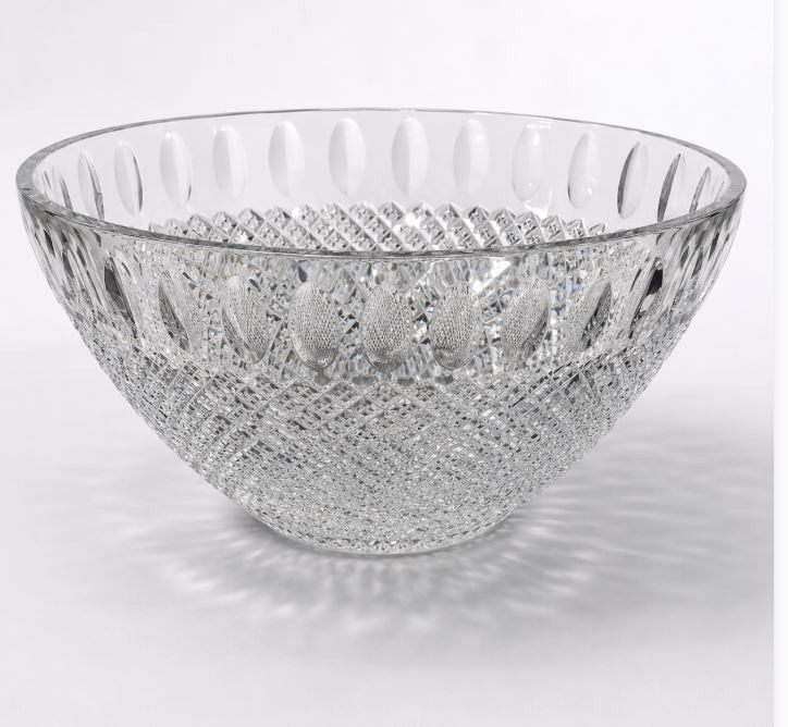 RARE Waterford Colleen CRB11 11-3/4″ Crystal Round Bowl Vintage Ireland