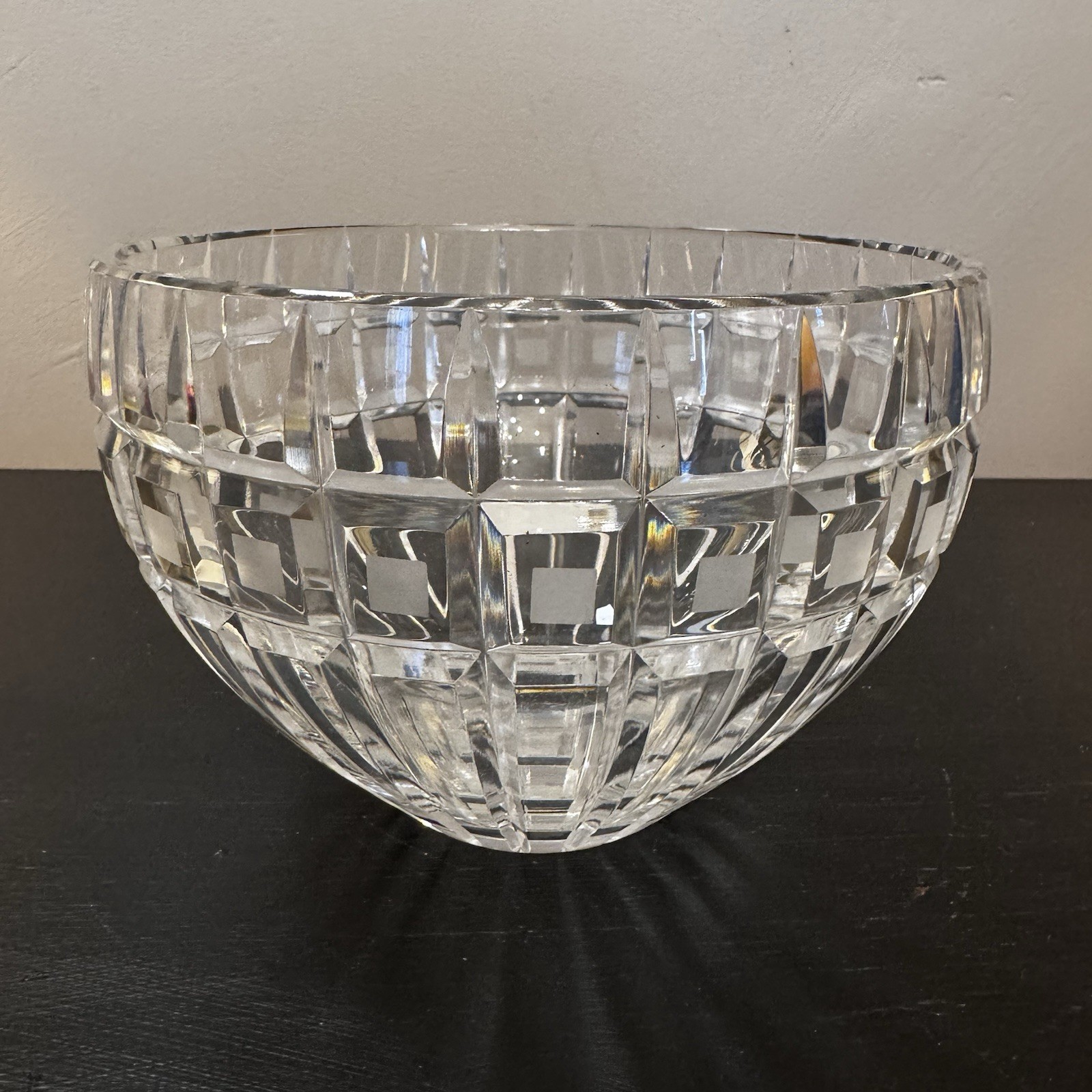 Waterford Marquis QUADRATA 7.5″ Cut Crystal Bowl w/ Box (Wrong Box)
