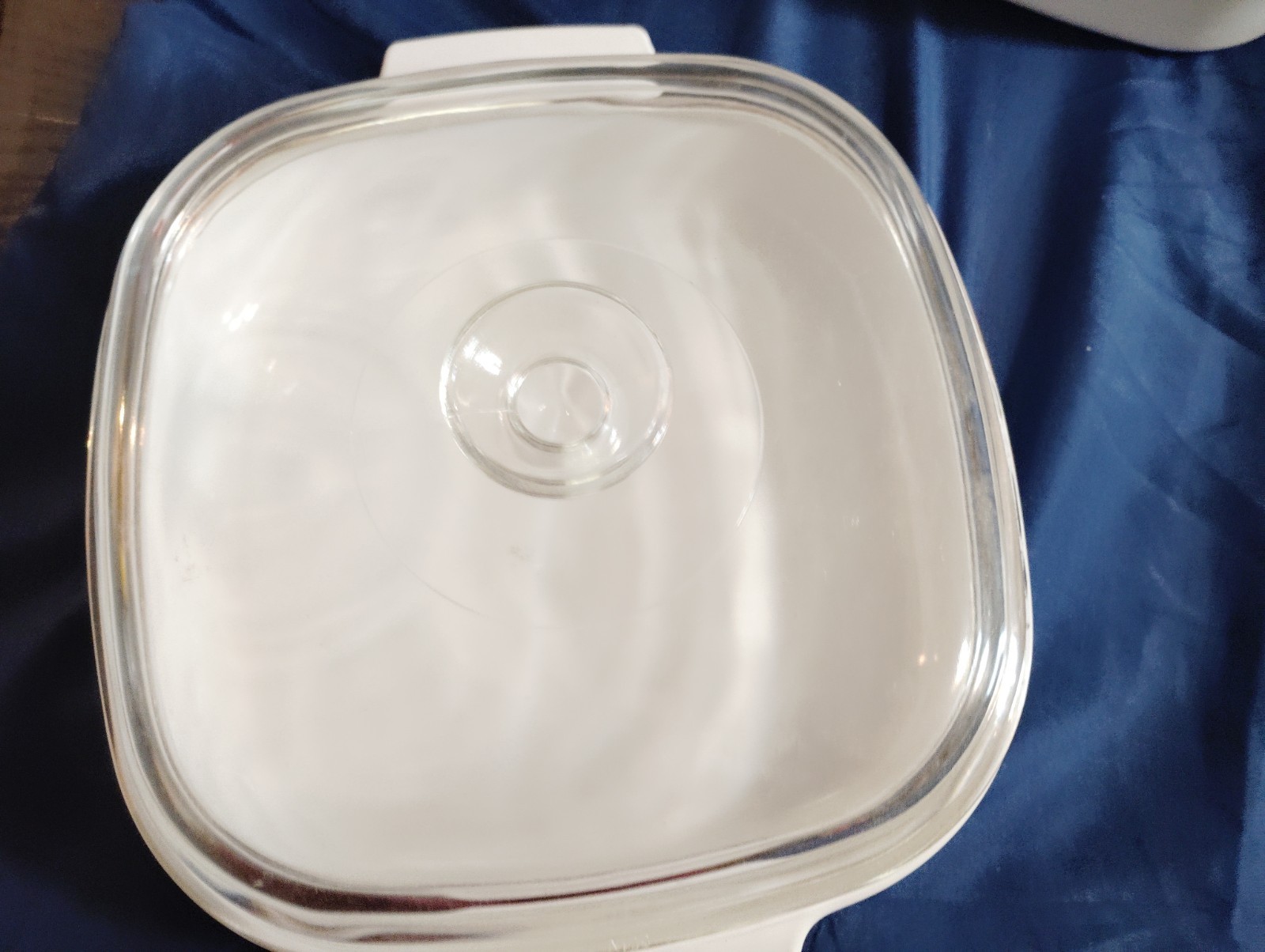 Rare Vintage Corning Ware Blue Cornflower A-10-B 9.75×9.75×2 Casserole