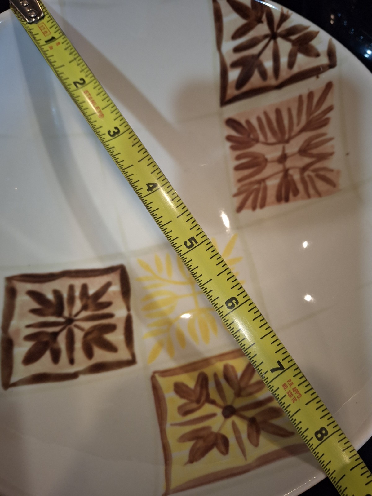 Red Wing Granada Pattern Fine China Serving Bowl Approximately 8.5×3 Inches